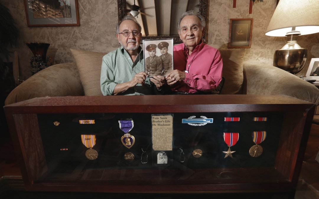 Twins from El Paso, WWII Veterans, Celebrate 92nd Birthdays